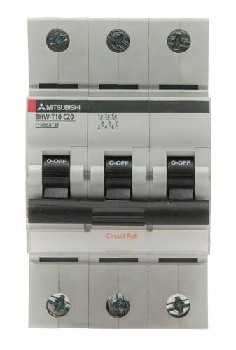 Mitsubishi Electric Sicherungsautomat 3-polig BHW-T10 3P Ty#292086