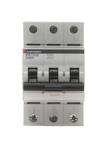 Mitsubishi Electric Sicherungsautomat 3-polig BHW-T10 3P Type C 2A