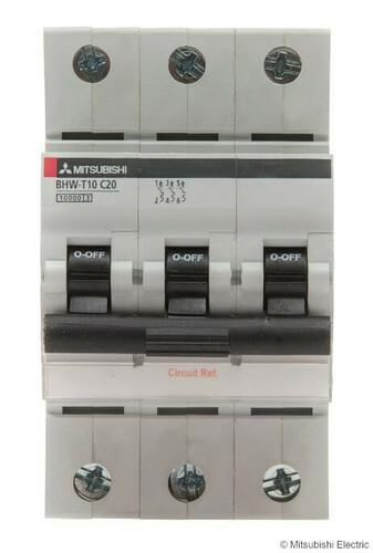 Mitsubishi Electric Sicherungsautomat 3-polig+N BHW-T10 3P+N #291945