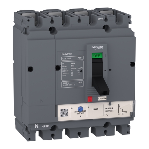 Schneider Electric Leistungsschalter Easypact CVS100B 25kA 415VAC LV510313 Schneider Electric Leistungsschalter Easypact CVS100B 25kA 415VAC LV510313