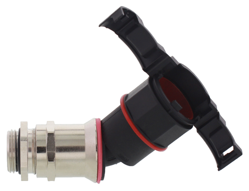 Wiska Wellrohrverschraubung NW36 45Grd.schwarz EMBF45CG-36-40-BK Wiska Wellrohrverschraubung NW36 45Grd.schwarz EMBF45CG-36-40-BK
