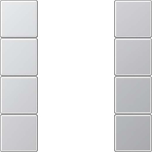 Jung Tastensatz, 4-fach ch komplett AL 2504 TSA