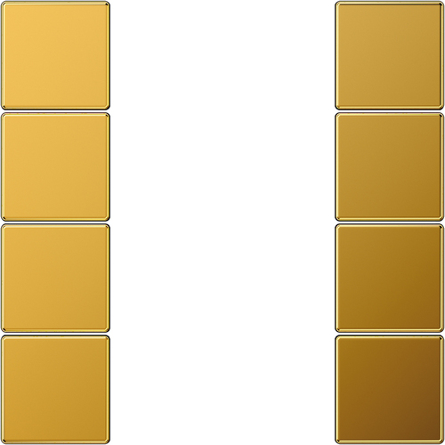 Jung Tastensatz, 4-fach ch komplett GO 2504 TSA