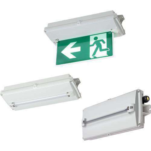 Stahl Kompaktleuchte Sicherheits ohne Diffusor 15° 6109/111-0101#287798