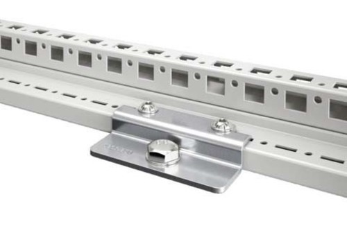 Rittal Bodenbefestigungswinkel Stahlblech, verzinkt VX 5301.350 (2 Stück)