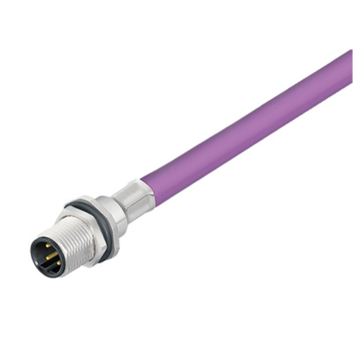 Weidmüller Steckverbinder Stift, M12 SAIE-M12S-PB-1.0U HW