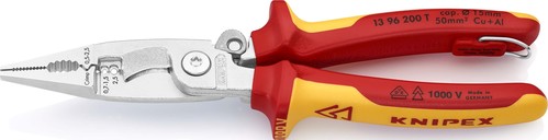 Knipex-Werk VDE Elektro-Inst.-Zange 200mm 13 96 200 T