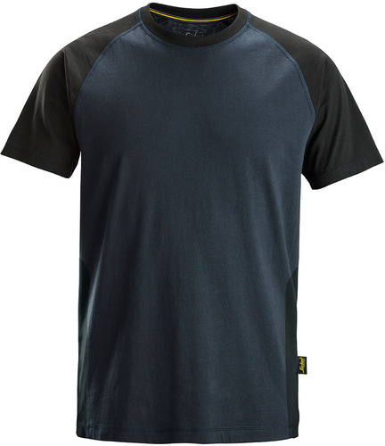 Snickers Workwear 2-Farben T-Shirt L,navy-schw 25509504006