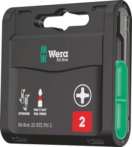 Wera Werk Bit-Box BTZ Bi-Torsion 20xPH 2x25 05057751001