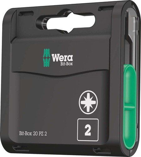 Wera Werk Bit-Box 20xPZ 2x25 05057760001