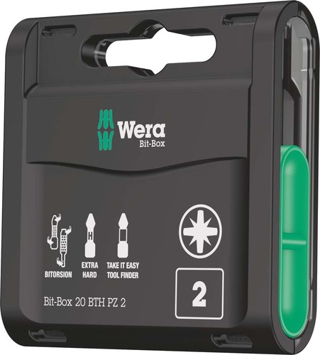 Wera Werk Bit-Box BTH PZ Bi-Torsion 20xPZ 2x25 05057762001