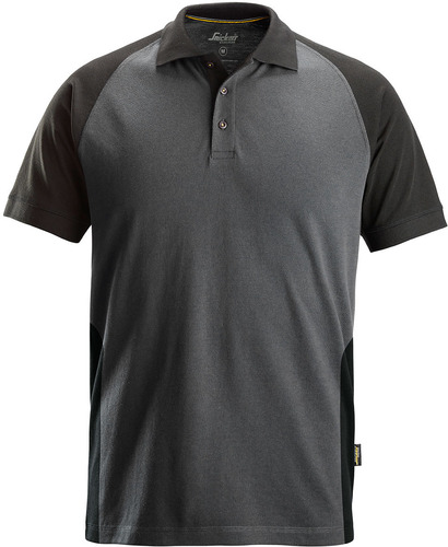 Snickers Workwear 2-Farben Poloshirt S,stahlgr-schw 27505804004