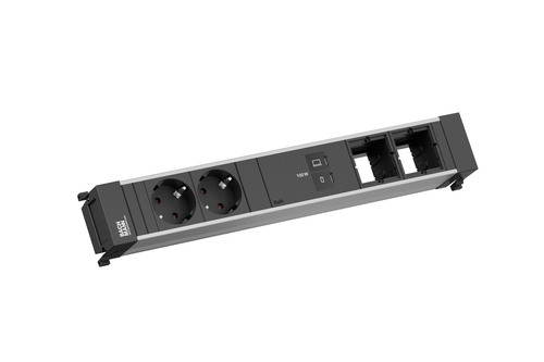 Bachmann POWER FRAME 2xCEE7/3 1xUSB C/C 100W 2xCM 0,2m BM0023845 Bachmann POWER FRAME 2xCEE7/3 1xUSB C/C 100W 2xCM 0,2m BM0023845