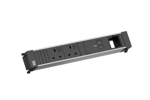 Bachmann POWER FRAME 2xUK 45° 3,15A 1xUSB C/C 100W 1xCM BM0023858 Bachmann POWER FRAME 2xUK 45° 3,15A 1xUSB C/C 100W 1xCM BM0023858