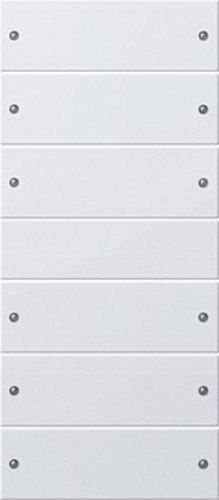 Gira Wippenset 6fach reinweiß 218603