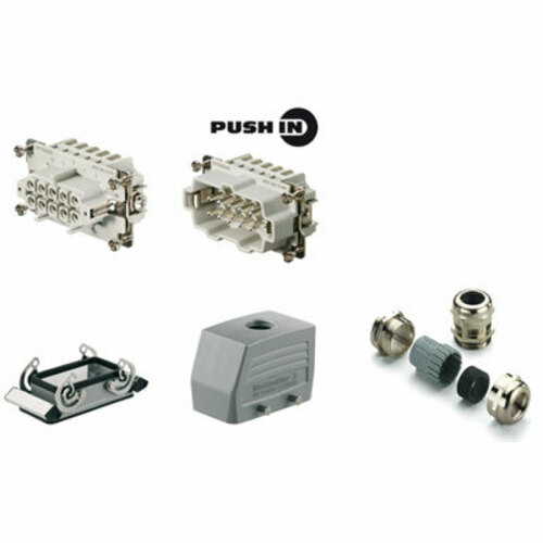 Weidmüller Steckverbinder-Set Push in Baureihe HE HDC KIT HE-P 10.111