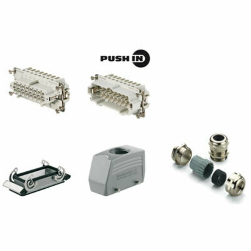 Weidmüller Steckverbinder-Set Push in Baureihe HE HDC KIT HE-P 16.121