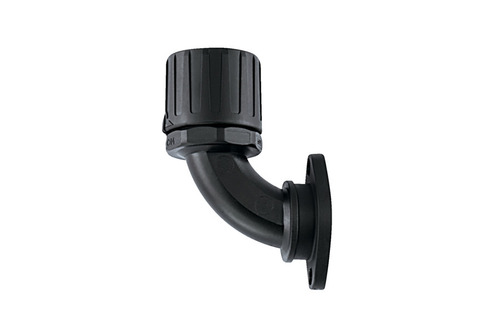 HellermannTyton Flansch-Kunststoffverschr. 90Grd. drehend schwz HG1690FLPA66BK(10)