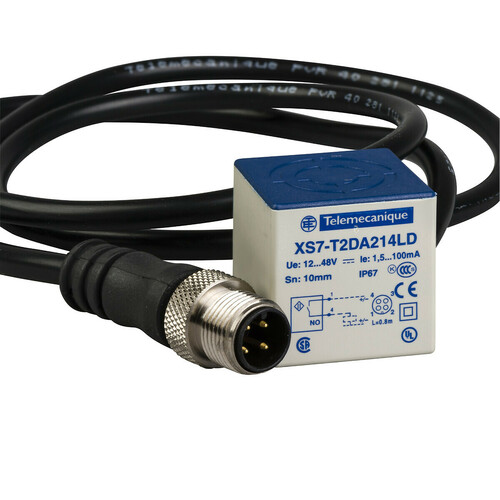 Telemechanique Sensors Näherungsschalter induktiv NO, 2L,12-48VDC, M12 XS7T2DA214LD