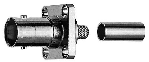 Telegärtner BNC-Kabelbuchse 50Ohm m.Flansch 100023380