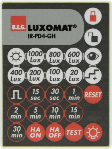 BEG Brück Electronic Fernbedienung IR-PD4-GH