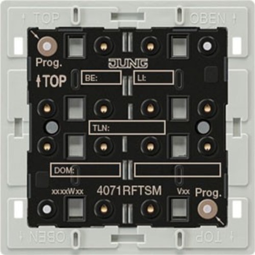 Jung KNX Funk-Tastsensor-Modul Adapterrahmen 1-fach 4071 RF TSM