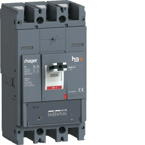 Hager Leistungsschalter h3+ P630 LSnI 3x250A HNW250GR