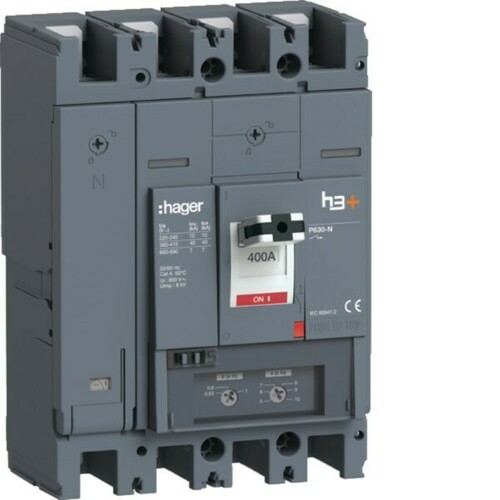 Hager Leistungsschalter h3+ P630 TM 4x0A HNW401DR