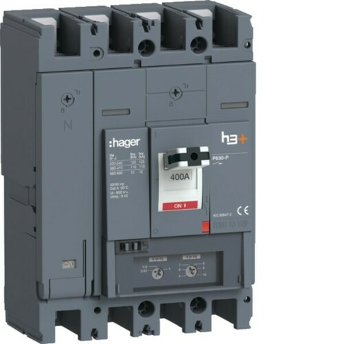 Hager Leistungsschalter h3+ P630 TM 4x400A HPW401DR