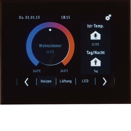 Berker Touch Control mit TFT-Display KNX 75740101