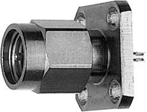 Telegärtner SMA-Einbaustecker mit Flansch 100024628