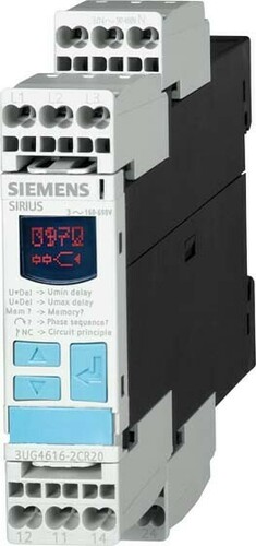 Siemens Dig.Industr. Überwachungsrelais f.3Ph.-Spannung 3UG4618-2CR20