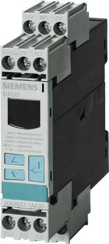 Siemens Dig.Industr. Überwachungsrelais 0.1 bis 2200 U/min 3UG4651-1AA30