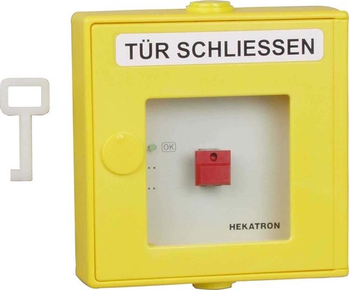 Hekatron Vertriebs Druckknopftaster gelb 24V 1 Wechsler DKT 01 ge