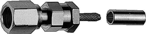 Telegärtner SMC-Kabelbuchse cr AU RG174/U,188A/U,316/U 100024906