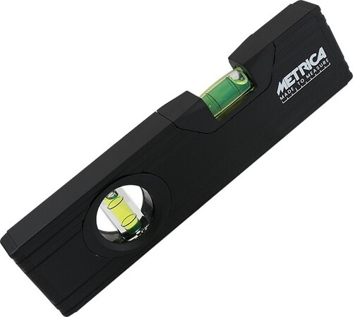 Intercable Tools Wasserwaage 2 FIALE 20CM schwarz M31028