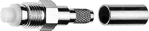 Telegärtner FME-Kabelbuchse PTFE cr/cr 100025649