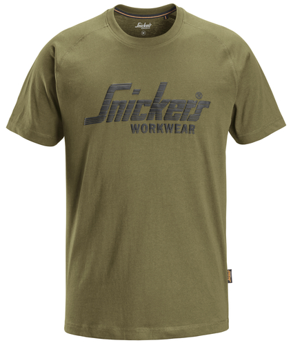 Snickers Workwear Logo T-Shirt 3XL khaki-grün 25903100009