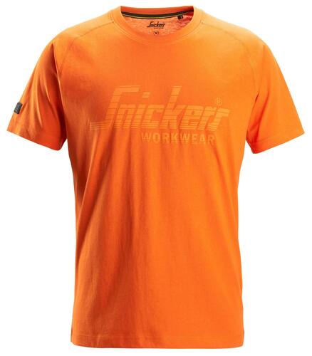 Snickers Workwear Logo T-Shirt M warm orange 25904100005