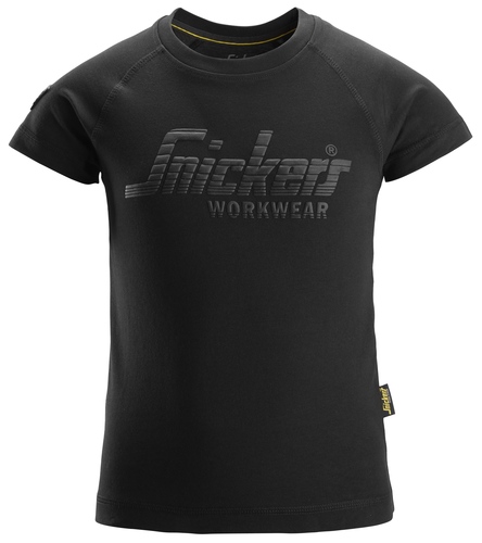 Snickers Workwear Junior Logo T-Shirt 152 schwarz 75140400152