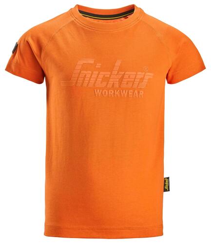 Snickers Workwear Junior Logo T-Shirt 122/128 warm orange 75144100128