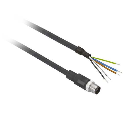 TMSS Germany XZ-Vorverdrahteter Stecker gerade, M12, 4-polig XZCP1541L05 TMSS Germany XZ-Vorverdrahteter Stecker gerade, M12, 4-polig XZCP1541L05