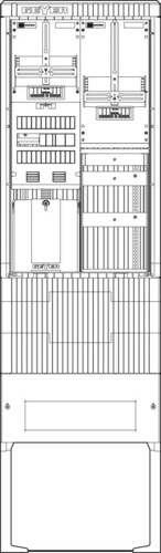 ABN Straßenbeleuchtung Säule 1 ZP TSG 5pol SB205ZL1512