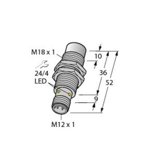 Turck Sensor induktiv NI15UMT18AP6XH1141