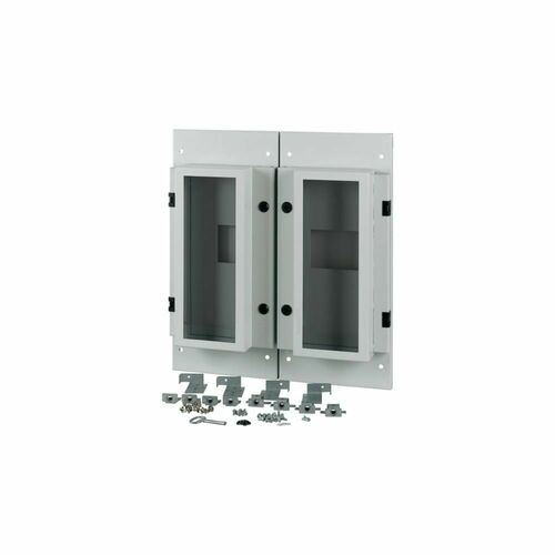 Eaton Frontplatte 2xNZM4 3polig Festeinbau grau XM2N43F06C-55-XMV