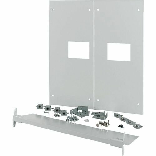 Eaton Frontplatte 2xNZM4 3polig Festeinbau grau XM2N43F06C-XMV