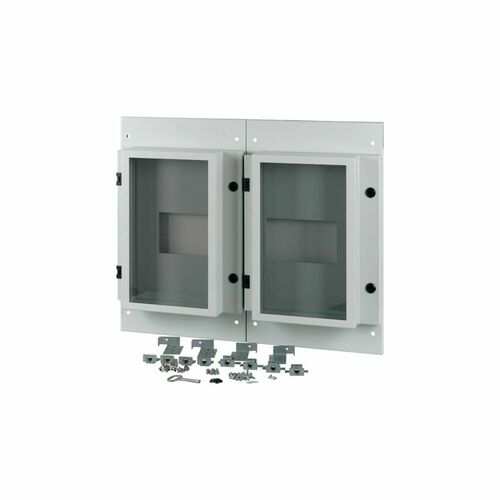 Eaton Frontplatte 2xNZM4 Festeinbau grau XM2N44F08C-55-XMV