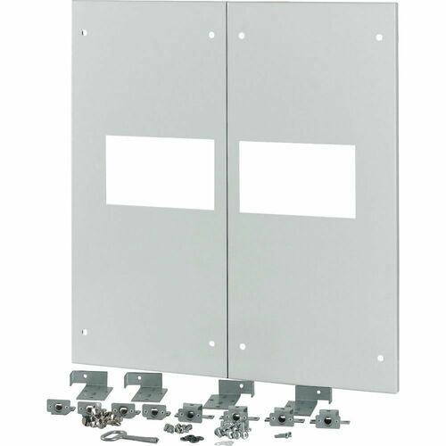 Eaton Frontplatte 2xNZM4 Festeinbau grau XM2N44F08C-XMV