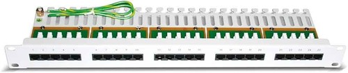 Dätwyler IT Infra Telefonpanel CU 25/4 Cat. 3 lichtgrau 418000
