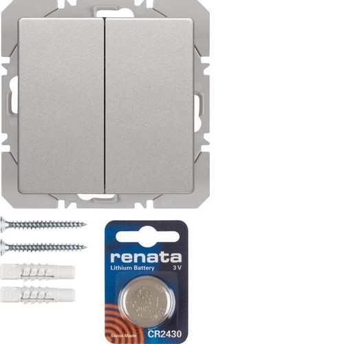 Berker Wandsender Bussystem 2-fach alu/lack 85656224